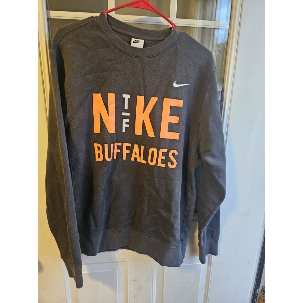 Nike Colorado Buffaloes Sweatshirt Mens Medium Grey Vintage Rare T/F Crewneck